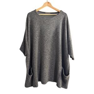 Cut Loose Charcoal Women's Blouse